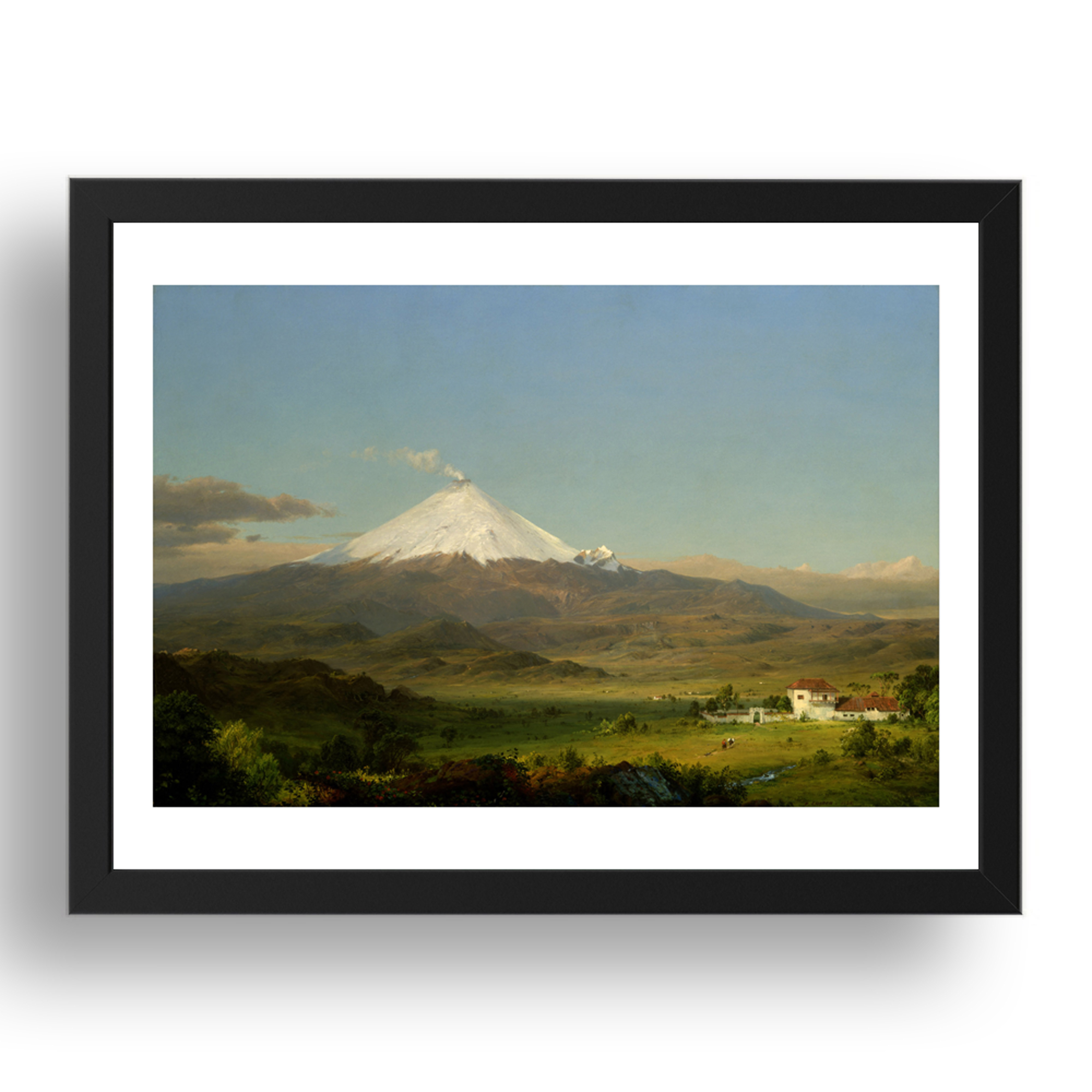 Frederic Edwin Church - Cotopaxi [1855], A3 (17x13") Black Frame - Picture 1 of 1